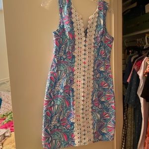 Lilly Pulitzer For Target My Fans Shift Dress Size 8